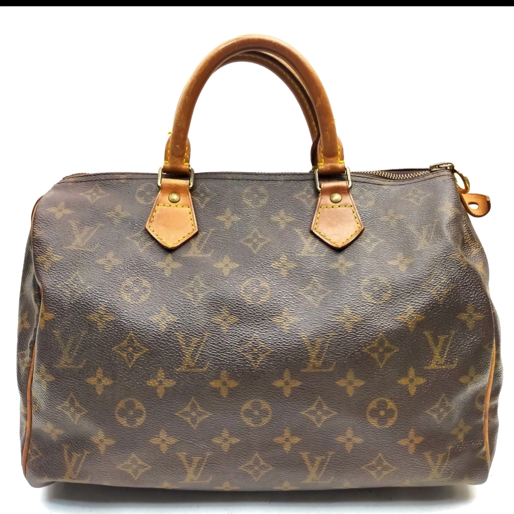 Louis Vuitton Monogram Speedy 30 Canvas Handbag Authentic In Excel Cond.